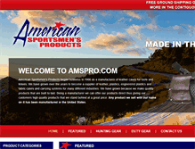Tablet Screenshot of amspro.com